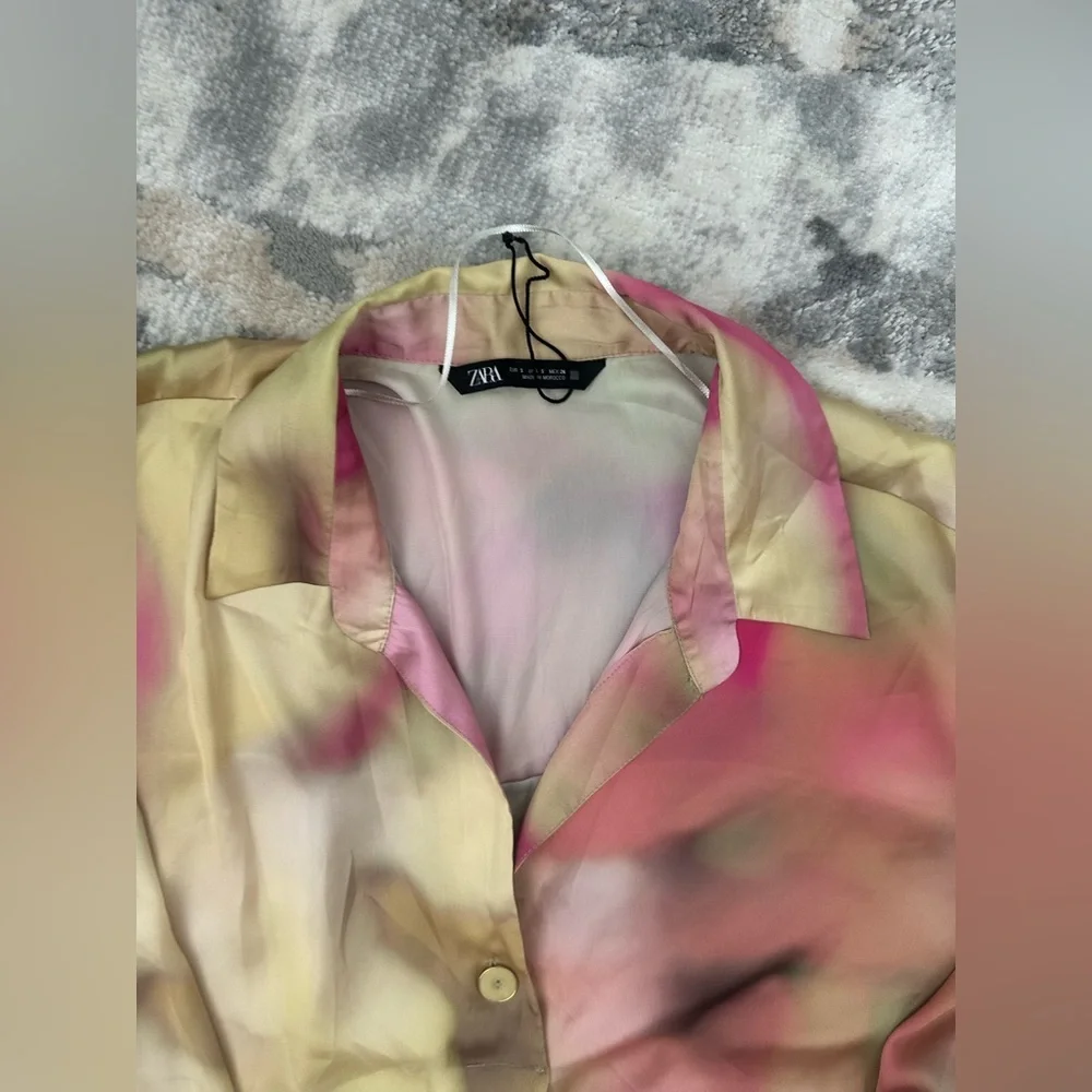 ZARA SATIN TOP - Picture 2 of 2